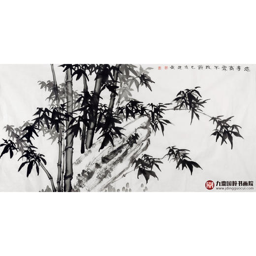 徐建斌《志存高处不改节》68*138cm 花鸟横幅作品 卧室/书房挂画 商品图1