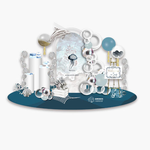 深海鲸鱼背景 商品图0