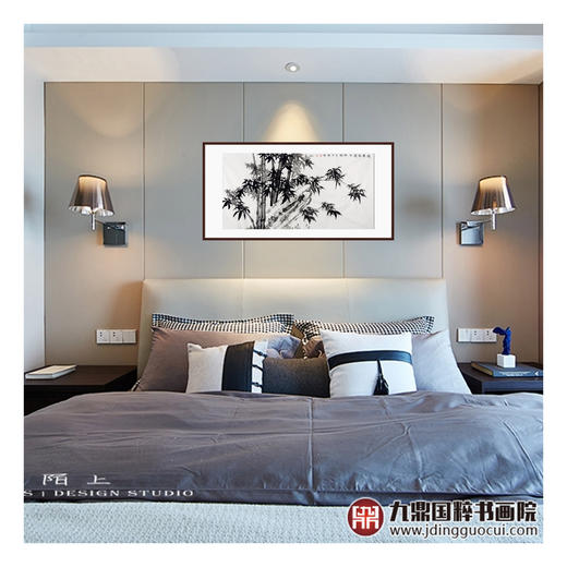 徐建斌《志存高处不改节》68*138cm 花鸟横幅作品 卧室/书房挂画 商品图2