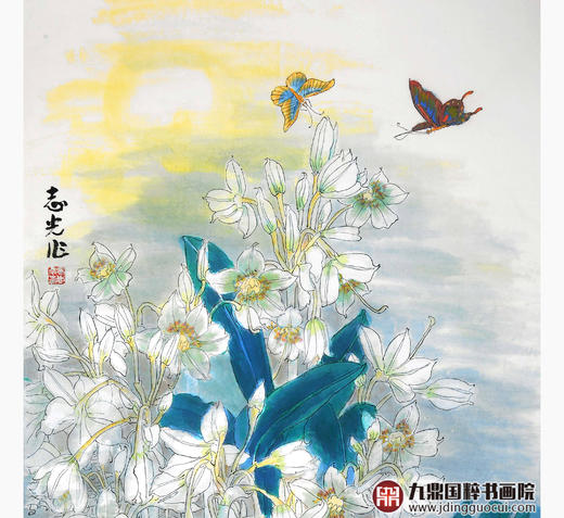 冯志光《花鸟作品》68*138cm 花鸟竖幅作品 卧室/餐厅挂画 商品图3