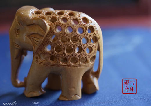 老山檀摆件·象 商品图2