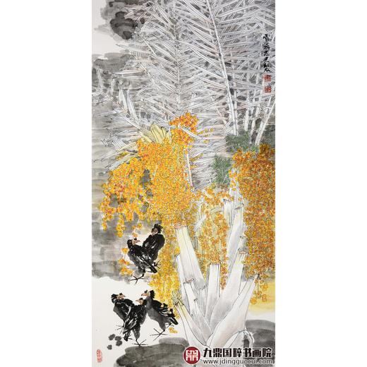 冯志光《花鸟作品》68*138cm 花鸟竖幅作品 卧室/餐厅挂画 商品图1