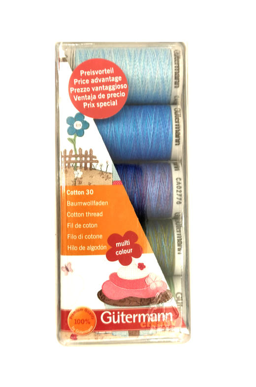 【德国Guetermann】渐变通用绣花线套装5卷（每卷300米） 商品图0