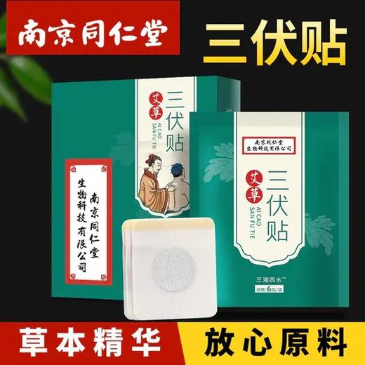 同仁堂三伏贴，无纺棉透气胶贴，亲肤舒适，多部位可用，轻松贴一贴 商品图0