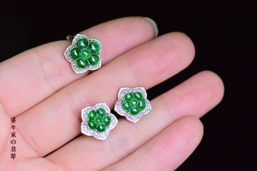 画中青莲｜戒指耳钉套装 商品图12