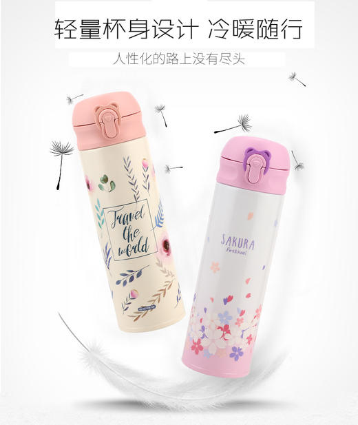 现货  韩国杯具熊保温杯成人杯男女士便携水壶316不锈钢小学生水杯正品 商品图2