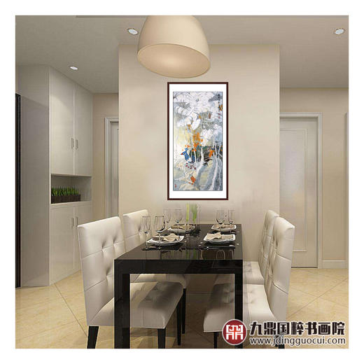 冯志光《版纳清秋》68*138cm 花鸟竖幅作品 卧室/餐厅挂画 商品图2