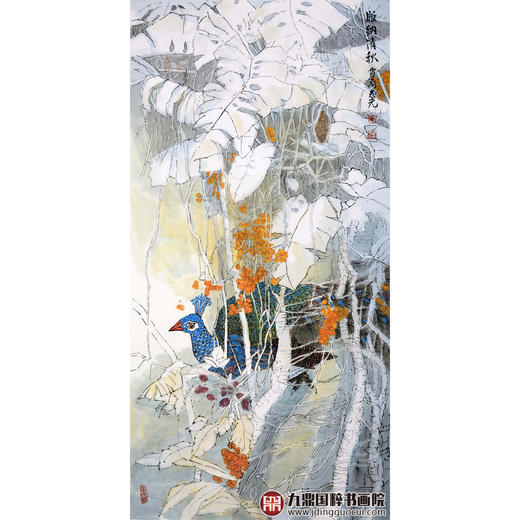 冯志光《版纳清秋》68*138cm 花鸟竖幅作品 卧室/餐厅挂画 商品图1