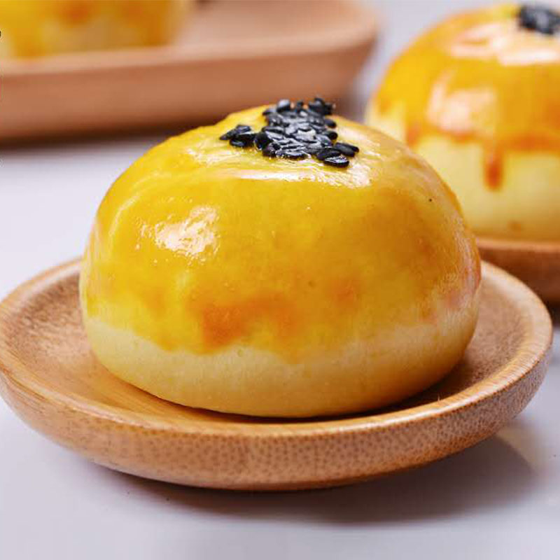 网红爆款 海鸭蛋蛋黄酥55克*6枚装 红豆沙酥皮传统手工糕点零食月饼