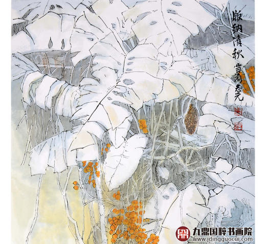 冯志光《版纳清秋》68*138cm 花鸟竖幅作品 卧室/餐厅挂画 商品图3