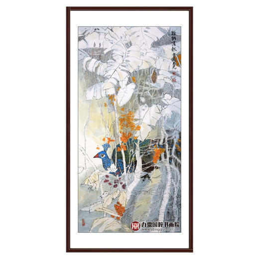 冯志光《版纳清秋》68*138cm 花鸟竖幅作品 卧室/餐厅挂画 商品图0