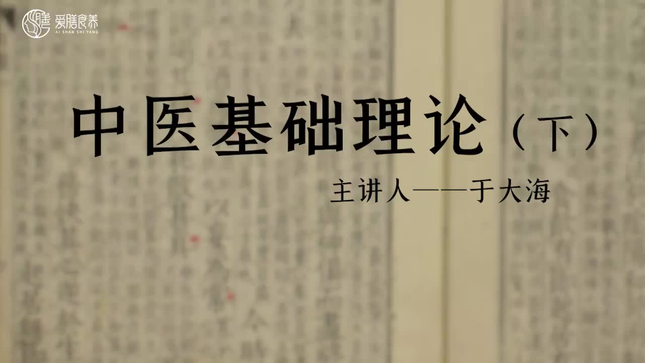 于大海教授讲中医基础理论（下）