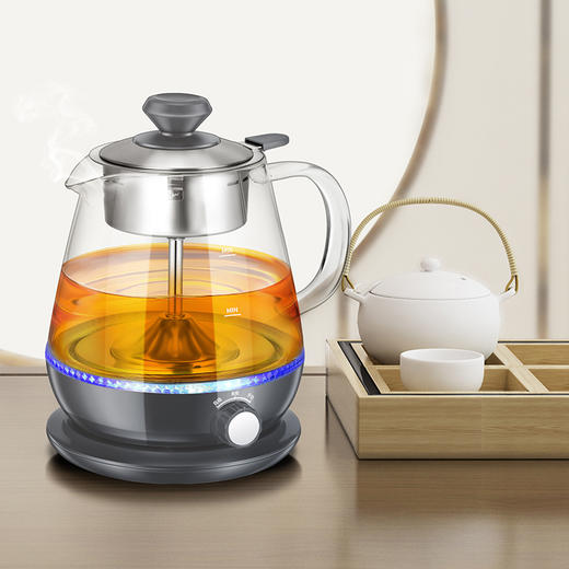 新品Miji德国米技家用煮茶器玻璃电烧水壶保温蒸汽泡茶HK-K018 商品图3