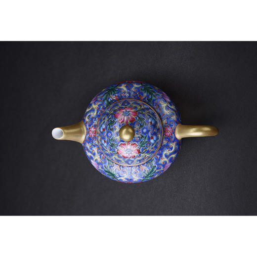 珐琅彩锦绣丹花壶 商品图5