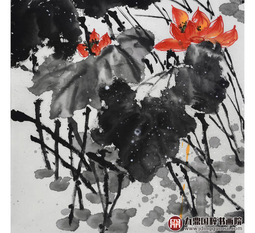 徐建斌《花鸟作品》68*138cm 花鸟竖幅作品 玄关/茶室挂画 商品图4