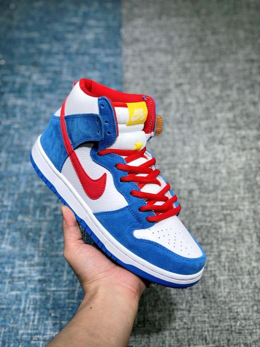 Dunk50周年跨界联名《哆啦A梦》Doraemon x NK Dunk SB High Pro"Doraemon"扣篮系列高帮经典百搭休闲运动板鞋 商品图0