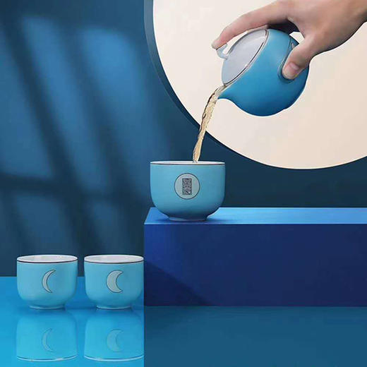 圆梦金秋 不负韶华中秋节礼盒（茶饼+茶具+月饼） 商品图3