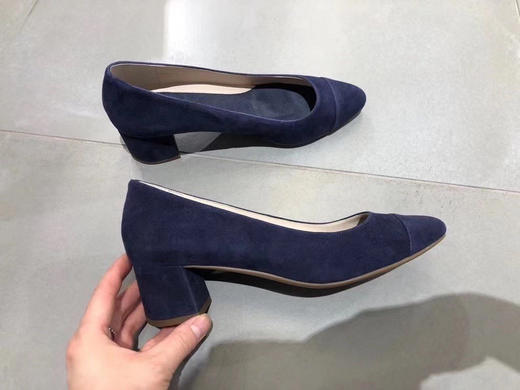 Cole Hann 女士一脚蹬方跟皮鞋 商品图4