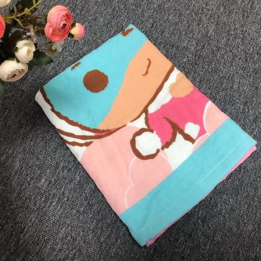 爱婴情浓开心超人活性印花长浴巾AF098#70*140 商品图0