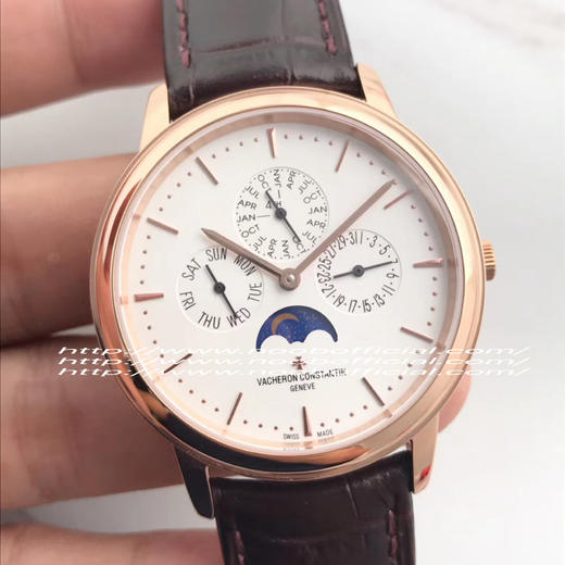 N精品V3升级版江诗丹顿传承系列43175/000R-9687万年历多功能腕表，搭载与正品一致CaI.1120QP机芯、摆陀均与正品完全一 商品图2