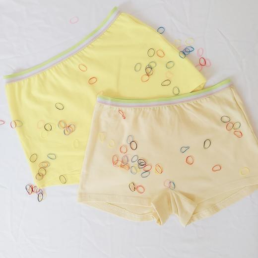 WD007二枚组女童彩色橡筋平角短裤 商品图2