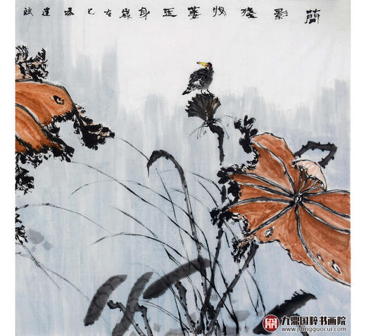 徐建斌《简影残妆萎玉身》68*138cm 花鸟横幅作品 卧室/书房挂画 商品图4