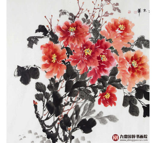 徐建斌《富贵吉祥》68*138cm 花鸟横幅作品 卧室/书房挂画 商品图3