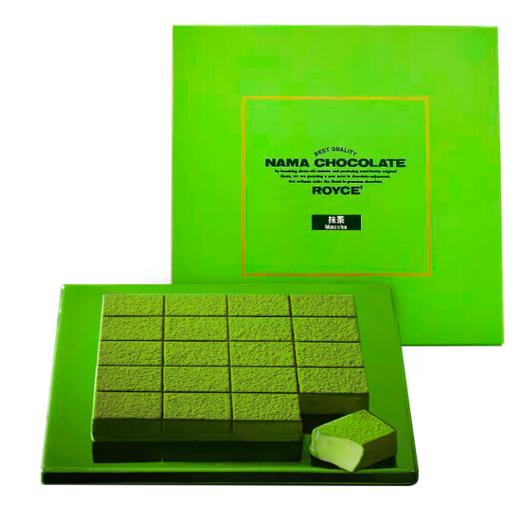 日本进口 罗伊斯(Royce) 抹茶味生巧克力礼盒 125g 商品图0