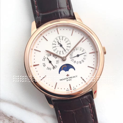 N精品V3升级版江诗丹顿传承系列43175/000R-9687万年历多功能腕表，搭载与正品一致CaI.1120QP机芯、摆陀均与正品完全一 商品图8