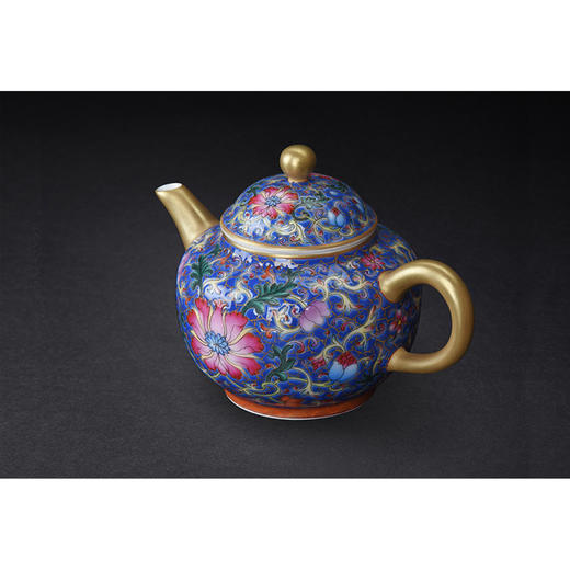 珐琅彩锦绣丹花壶 商品图2
