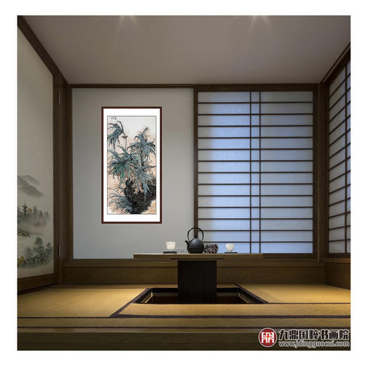 徐建斌《秋实》68*138cm 花鸟竖幅作品 玄关/茶室挂画 商品图2