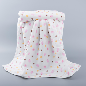 爱婴情浓宝宝竹棉超柔浴巾AF129#90*90