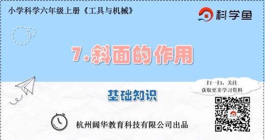 6.1.7《斜面的作用》基础课程 商品图0