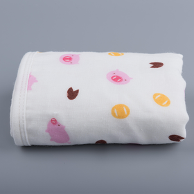 爱婴情浓宝宝竹棉超柔童巾AF126#25*50