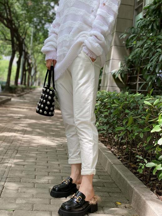 Westory2020年秋季厚底方头拖鞋W20CM70451 商品图4