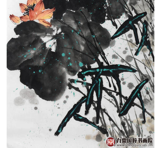 徐建斌《秋气致祥》68*138cm 花鸟竖幅作品 玄关/茶室挂画 商品图4