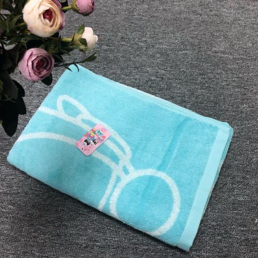 爱婴情浓开心超人色织提缎长浴巾AF093#70*140 商品图0