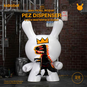 Kidrobot Basquiat 大师系列 Dunny Pez Dispenser 潮流玩具 限定 摆件