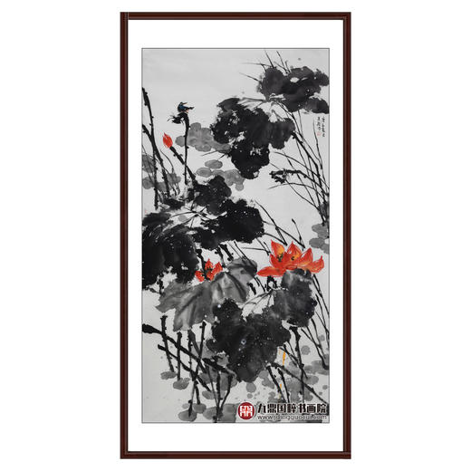 徐建斌《花鸟作品》68*138cm 花鸟竖幅作品 玄关/茶室挂画 商品图0