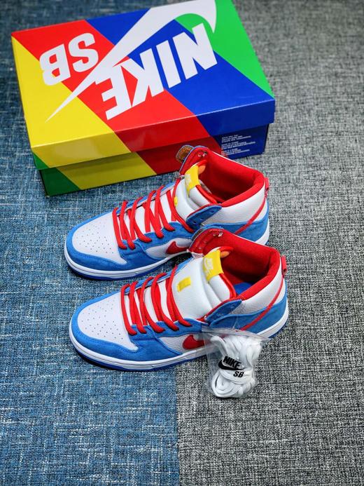 Dunk50周年跨界联名《哆啦A梦》Doraemon x NK Dunk SB High Pro"Doraemon"扣篮系列高帮经典百搭休闲运动板鞋 商品图1