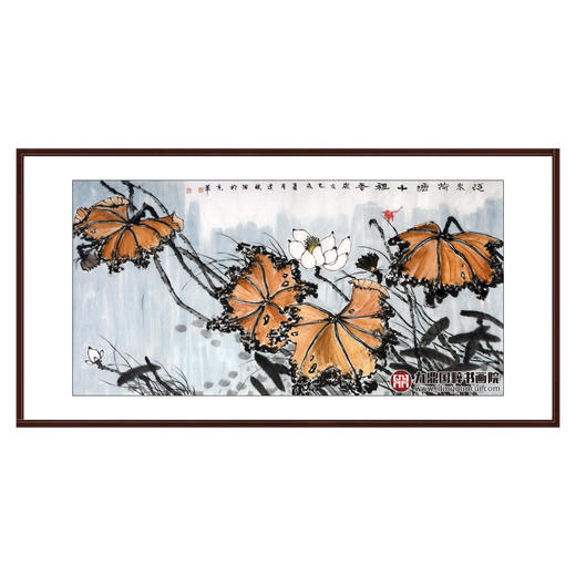 徐建斌《泛水荷塘十里香》68*138cm 花鸟横幅作品 卧室/书房挂画 商品图0