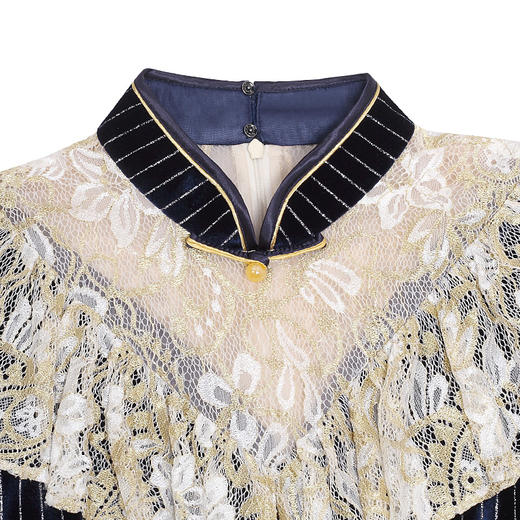 DLQ-2618新款复古中国风旗袍改良版连衣裙 商品图2