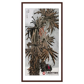 徐建斌《秋声》68*138cm 花鸟竖幅作品 玄关/茶室挂画