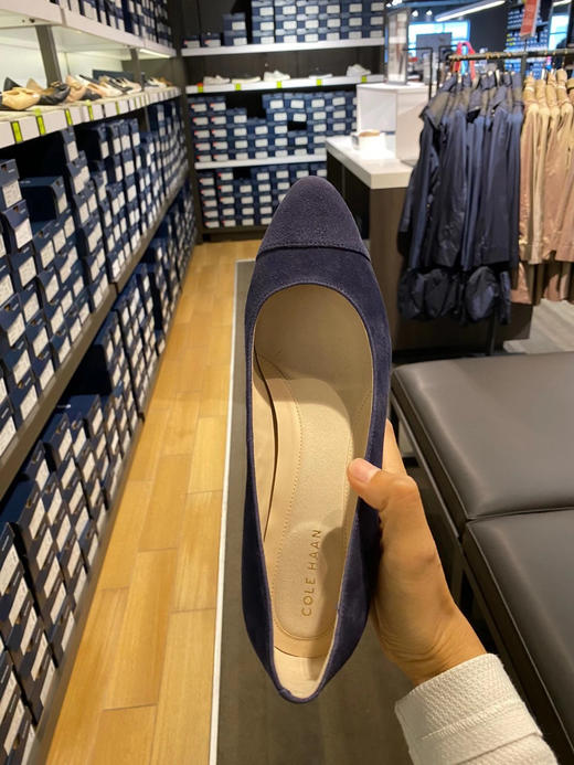 Cole Hann 女士一脚蹬方跟皮鞋 商品图8