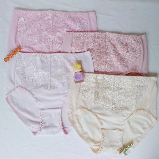 89095(二枚组)高腰蕾丝三角裤（混色） 商品图2