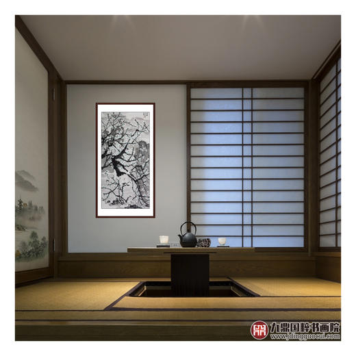 徐建斌《冰姿》68*138cm 花鸟竖幅作品 玄关/茶室挂画 商品图2