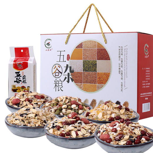 【健康杂粮粥】多口味五谷杂粮 同煮同熟 营养早餐 养胃护胃 杂粮粥组合礼盒 6袋2290克 商品图4
