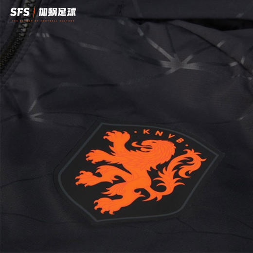 SFS耐克正版 2020欧洲杯荷兰防风保暖拉链连帽运动外套CN7073-010 商品图2