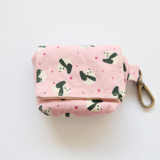 HUJI祤集Snap收纳包插画熊猫翻跟头 商品图0