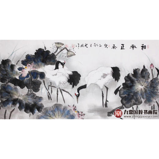 高云鹏《和风正气》68*138cm 花鸟横幅作品 卧室/书房挂画 商品图1